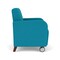 Lesro Siena Lounge Reception Guest Chair w/ Front Casters, 27 in W 29.5 in L 32.5 in H SN1101 - alternate 3
